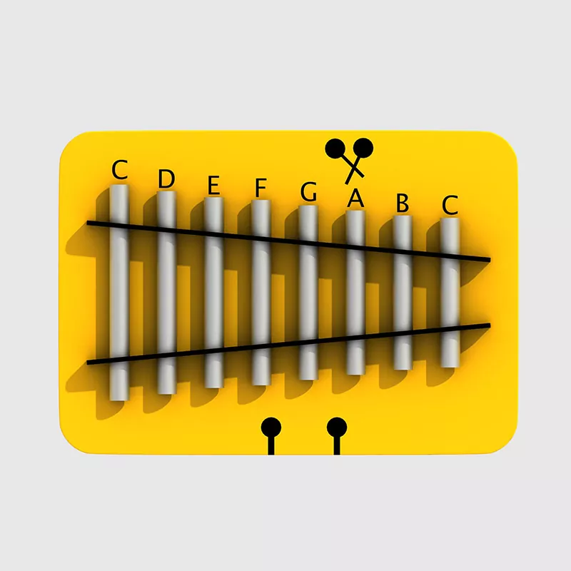 ਪੈਗੋਡਾ ਬੈਲਸ ਬੱਚੇ, ਕਿੰਡਰਗਾਰਟਨ ਵਪਾਰਕ ਖੇਡ ਦੇ ਮੈਦਾਨ ਦੇ ਸੰਗੀਤ ਯੰਤਰ